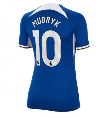 Chelsea Mykhailo Mudryk #10 Hjemmebanetrøje Dame 2023-24 Kort ærmer